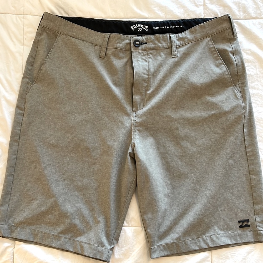 Billabong Crossfire hybrid board shorts khaki men’s 38